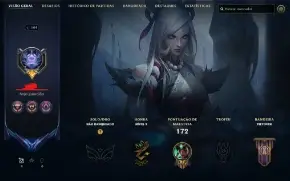 Conta de Lol, ex diamante 2 flex e ex platina 4 soloq