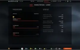 Conta Warface PTT 90 - 11 WARBOX DE CASH