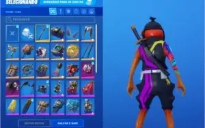 CONTA FORTNITE COM IKONIC, MARSHMELLO, FOICE, SALVE O MUNDO