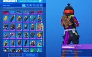 CONTA FORTNITE COM IKONIC, MARSHMELLO, FOICE, SALVE O MUNDO