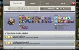 Conta COC 11.9.5 e Royale Nível 11