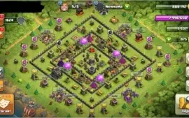 Conta Clash of clans cv 9