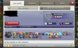 Conta Clash of clans cv 9