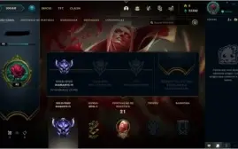 Conta LOL - Diamante IV, 58% de WR