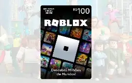 100 Robux gift card roblox ( envio automático)