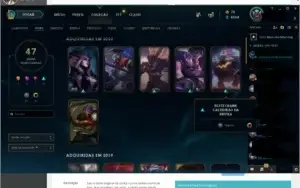 CONTA LEAGUE OF LEGENDS LEVEL 201 BARATA