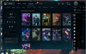 CONTA LEAGUE OF LEGENDS LEVEL 201 BARATA