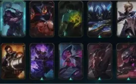 Conta de lol com skins diversas