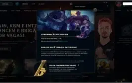CONTA GOLD III E-MAIL NÃO CONFIRMADO MMR ACIMA DA MÉDIA