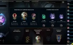 Combo de contas LOL