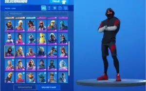 Conta Fortnite com Ikonic, Marshmello, Foice, Salve o Mundo