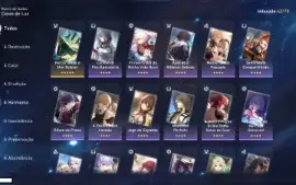 Star Rail - Seele, Silver Wolf, Bronya, Himeko e Gepard