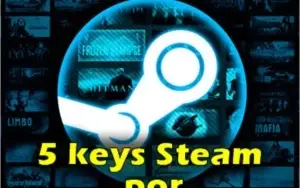 5 (cinco) Keys/chaves Aleatórias Steam Por R$ 1,00 Promoção