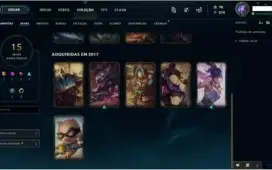 Vendo conta Prata II 46 champs, 13 skins e M7 Fiora