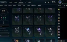PLAT3 LVL232 SKINS155 FALTANDO 6 CHAMPS