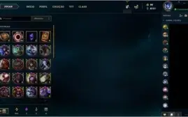 PLAT3 LVL232 SKINS155 FALTANDO 6 CHAMPS