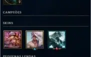 CONTA LOL PLATINA 4 COM EA