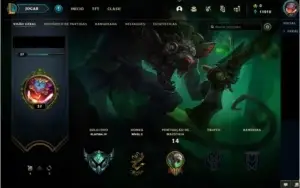 CONTA LOL PLATINA 4 COM EA