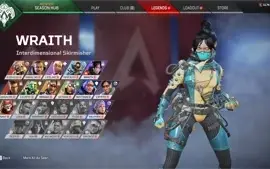 Conta Apex Legends - Wraith Heirloom + lendárias