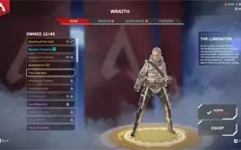 Conta Apex Legends - Wraith Heirloom + lendárias