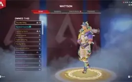 Conta Apex Legends - Wraith Heirloom + lendárias