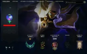 Conta lol diamante4 (tomou decay do d1) Tds champs 236 skins