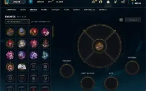 Conta ouro 4 com 25 Champs e 1 Skin + 13 Fragmentos
