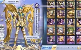 SAINT SEIYA AWAKENING - COM GEMAS AVANÇADAS E LIVROS