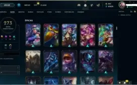 Vendo conta League of Legends