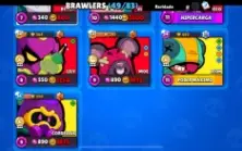 Conta Brawl stars 49 Brawl, muitas skins.