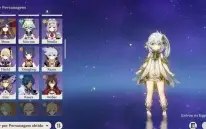 Yoimiya + assinatura, Nahida, Klee, mona, 2 túmulo AR40