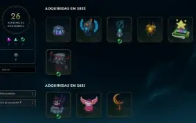 Conta League Of Legends, 185 Skins, Muitos Icones E Emotes!