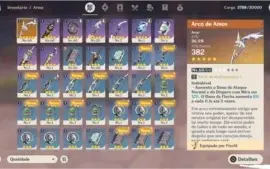 Conta Genshin Impact PC - Diluc / Venti e outros AR30
