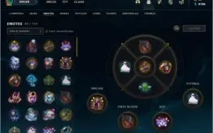 CONTA LOL DIAMANTE 3 -275 skins