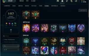CONTA LOL DIAMANTE 3 -275 skins