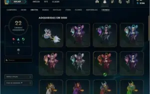 CONTA LOL DIAMANTE 3 -275 skins