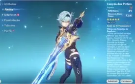Genshin Impact conta Eula + Canção dos Pinhos AR10