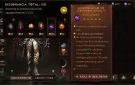 Conta Diablo Immortal com gema lendária 5/5