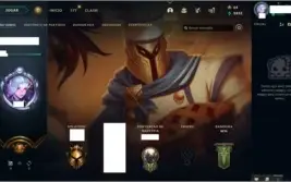Conta LOL desde 2013 com 214 skins e muito mais