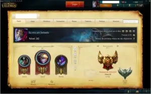 Conta League of Legends GOLD 4 EZ PULSEFIRE E BROLAF