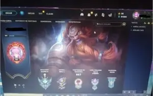 Conta league of legends Platina 4