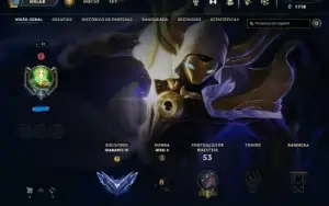 Conta LoL Diamante 4 smurf, mmr boostado