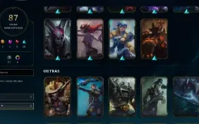 CONTA LOL - LVL 411 - 127 Champions - 87 Skins - FULL ACESSO