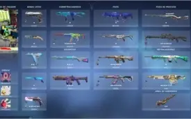 Conta VALORANT com muitas skins!