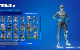 Conta Fortnite com 210 skins, picaretas skins e danças old