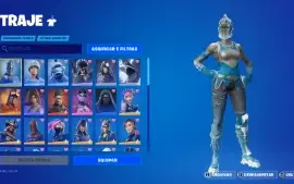 Conta Fortnite com 210 skins, picaretas skins e danças old
