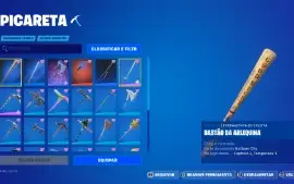 Conta Fortnite com 210 skins, picaretas skins e danças old