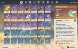 GENSHIN IMPACT AR47 - DILUC + VENTI + Atlas + Arma Passe