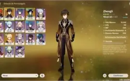 GENSHIN IMPACT AR47 - DILUC + VENTI + Atlas + Arma Passe