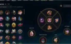 CONTA OTIMA COM 267 SKINS E TODOS OS CHAMPS!!!!!!